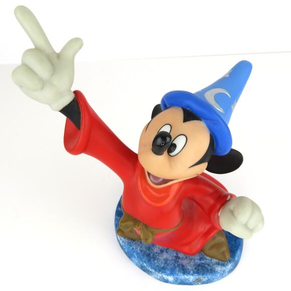 Walt Disney Classics Collection Mickey Mouse Fantasia Summoning the Stars Figure - Picture 2 of 16